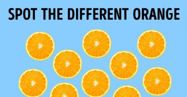 τεστ διαφορετικό πορτοκάλι