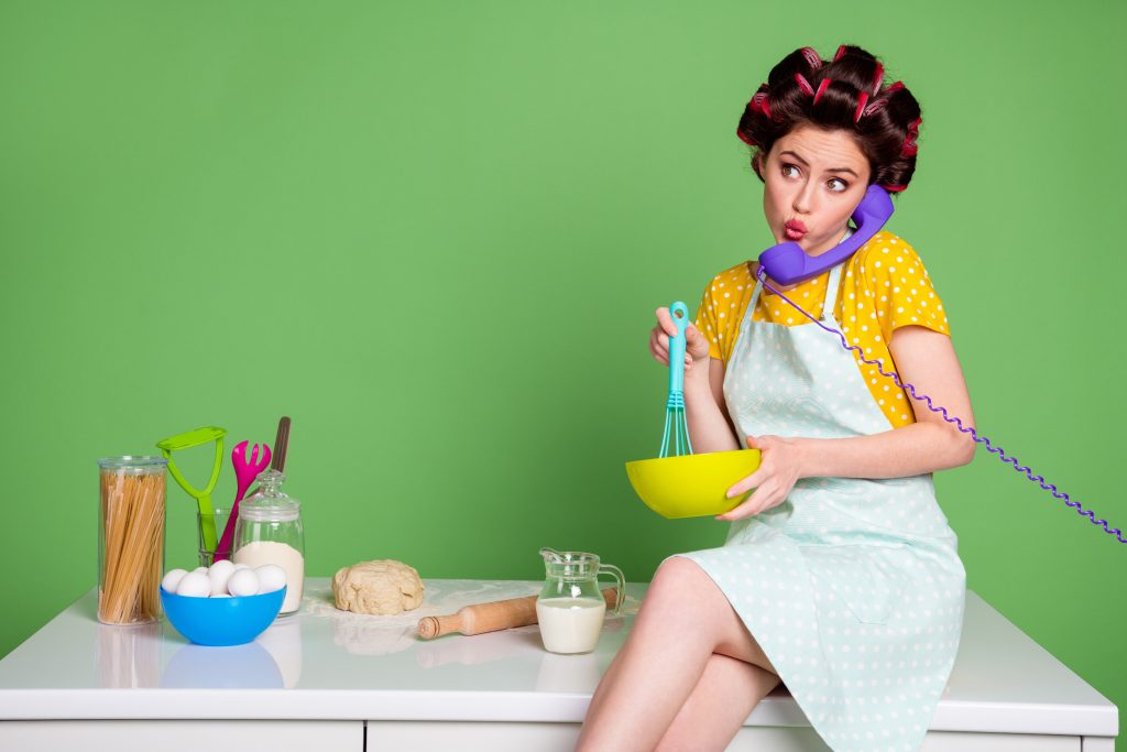 italian woman cooking