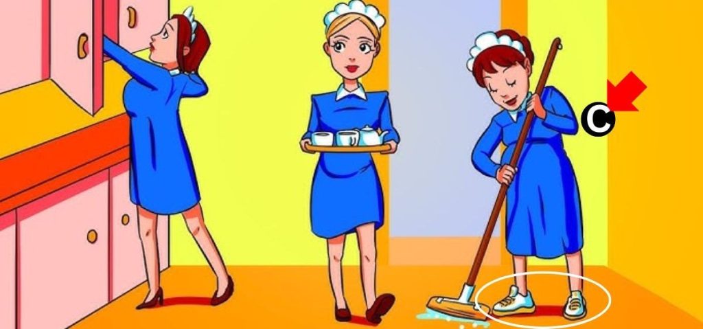 Βρείτε ποια καμαριέρα είναι έγκυος; Μόνο οι πολύ ευφυείς μπορούν να λύσουν αυτό το τεστ IQ μέσα σε 5 δευτερόλεπτα!