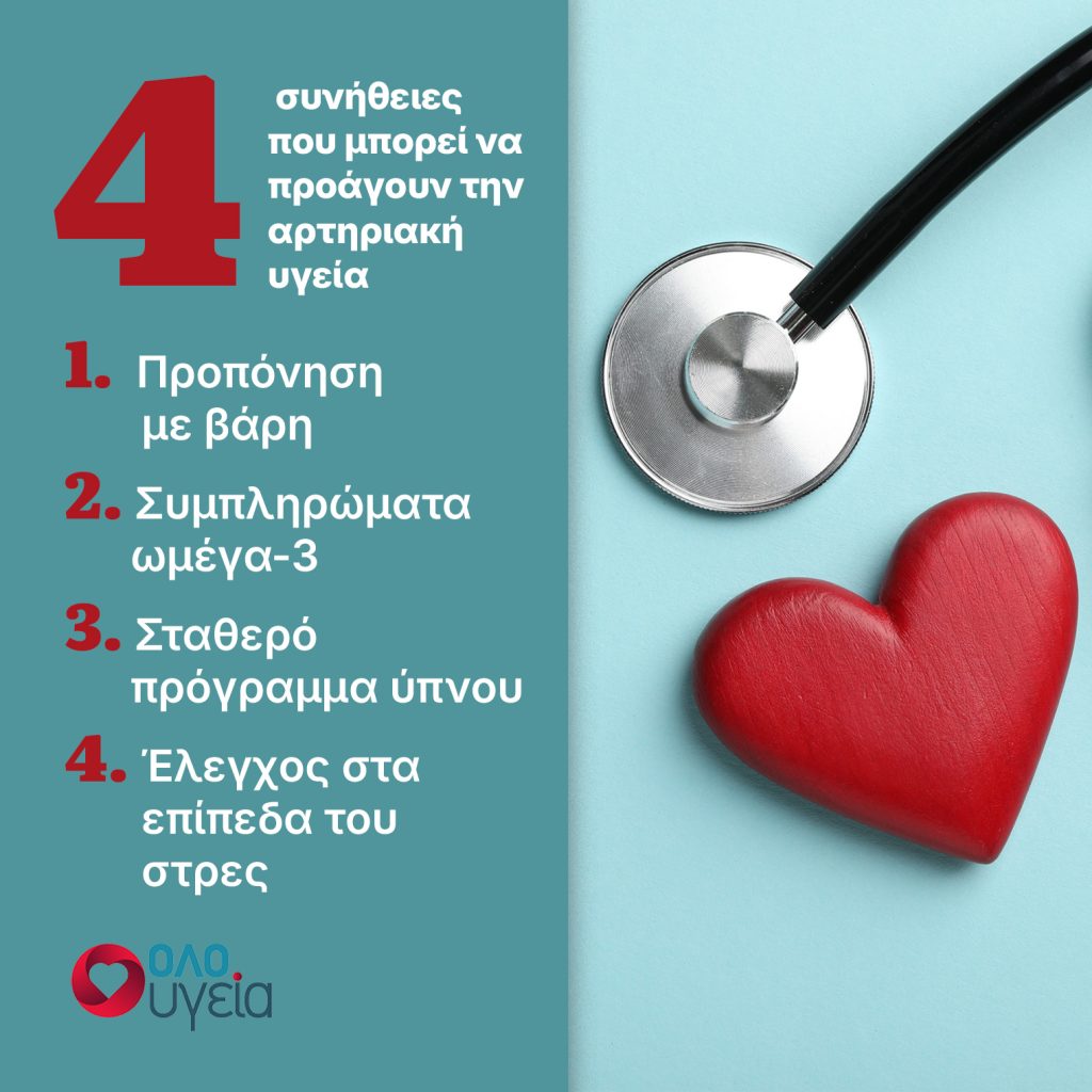 Πώς θα διατηρήσετε υγιείς τις αρτηρίες σας; 4 «χρυσοί κανόνες» από καρδιολόγο