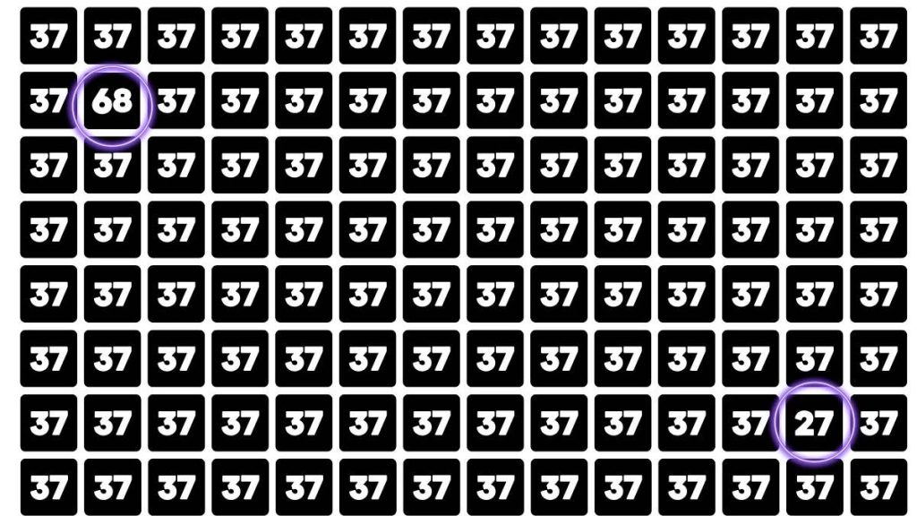 Σκεφτείτε σαν τον Αρχιμήδη για να εντοπίστε το 27 και το 68 και να λύσετε το τεστ παρατηρητικότητας