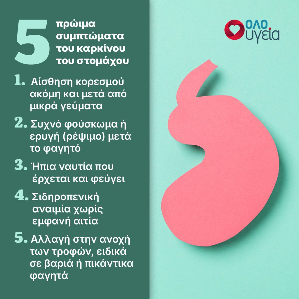 Καρκίνος του στομάχου: Τα 5 πρώιμα συμπτώματα που μοιάζουν αθώα και μπορεί να περάσουν απαρατήρητα