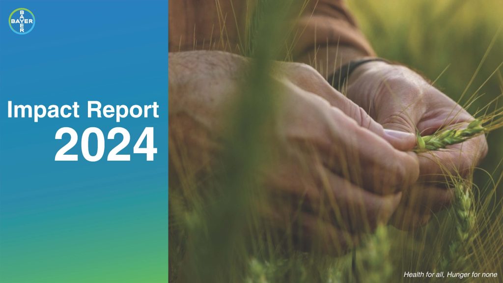 Impact Report 2024: Η Bayer Ελλάς υποστηρίζει με συνέπεια  τη δέσμευσή της στη βιώσιμη ανάπτυξη