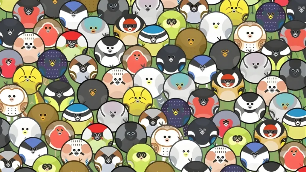 Μόνο το 5% με όραση 20/20 μπορεί να βρει το σκουλήκι ανάμεσα στα πουλιά μέσα σε 7 δευτερόλεπτα