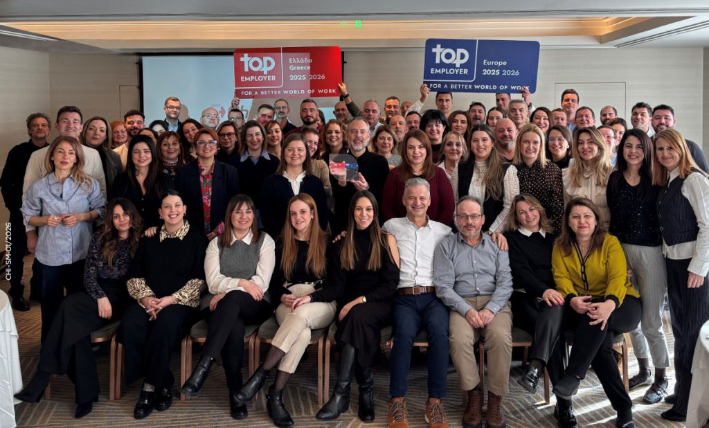 Η Chiesi Hellas συνεχίζει να ξεχωρίζει ως εργοδότης επιλογής στην Ελλάδα