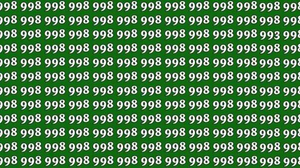 Πόσο γρήγορα μπορείτε να εντοπίσετε το 993; Μόνο όσοι έχουν μάτια αετού μπορούν να λύσουν το τεστ οπτικής αντίληψης μέσα σε 8″