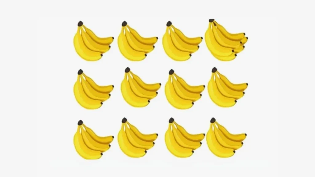 Είστε αρκετά παρατηρητικοί για να μετρήσετε όλες τις μπανάνες; Οι περισσότεροι κάνουν το τεστ λάθος!