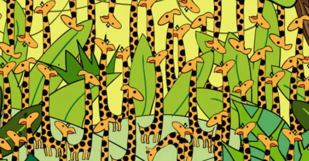 Μόνο το 0,01% μπορεί να εντοπίσει το καμουφλαρισμένο φίδι ανάμεσα στις καμηλοπαρδάλεις σε 19 δευτερόλεπτα – Εσείς;