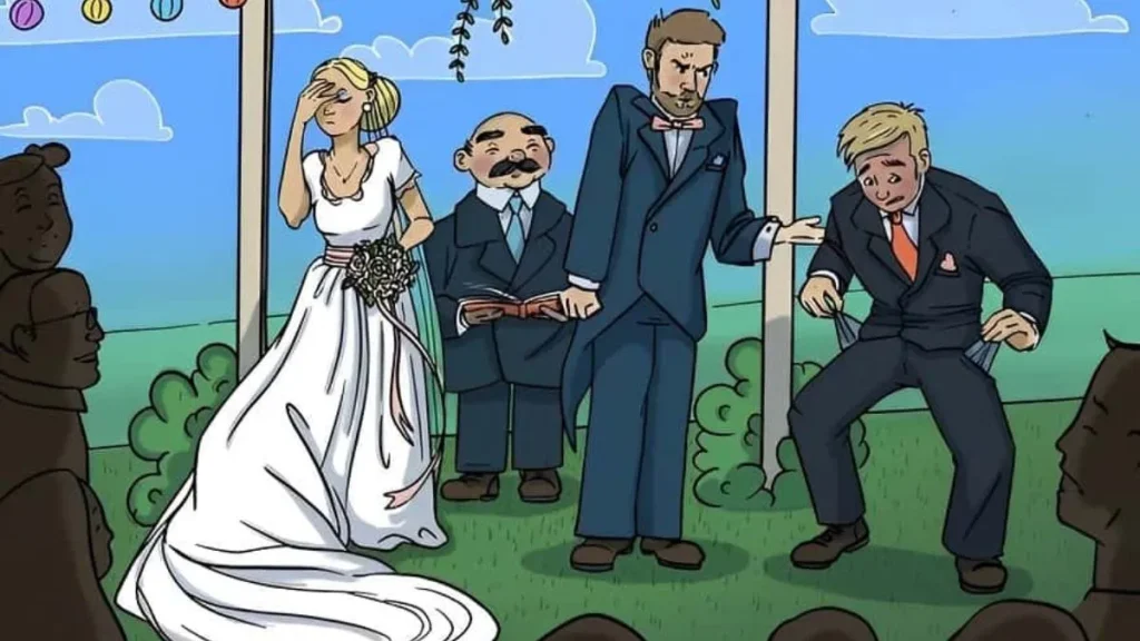 Ωχ, όχι! Ο κουμπάρος έχασε τη βέρα! Μπορείτε να την εντοπίσετε και να λύσετε το τεστ οπτικής αντίληψης μέσα σε 30”;