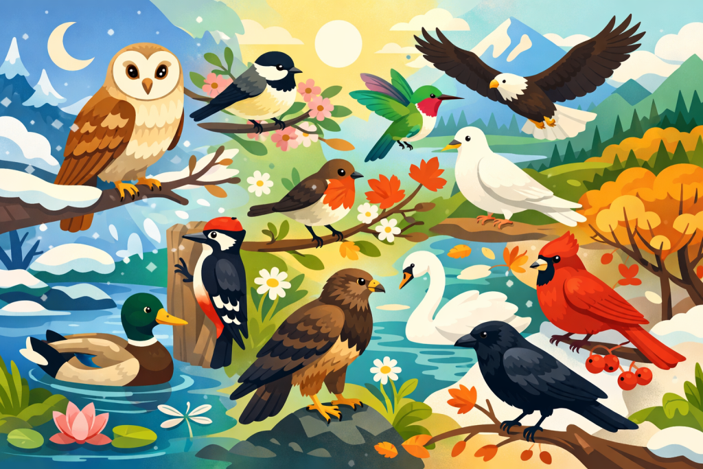 Πότε γεννηθήκατε; Δείτε ποιο πουλί αντιστοιχεί στον μήνα γέννησής σας και ανακαλύψτε τι σημαίνει για εσάς, σύμφωνα με αυτό το τεστ προσωπικότητας