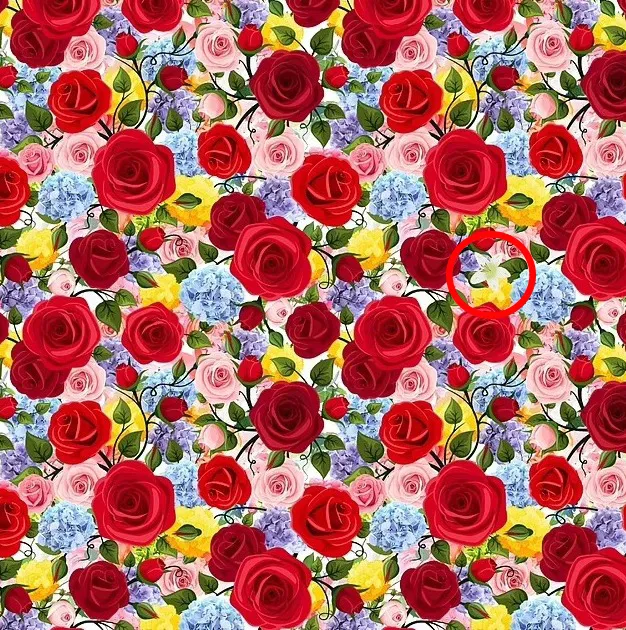 Εντοπίσετε τον μοναδικό κρίνο ανάμεσα στα πολύχρωμα τριαντάφυλλα - Θα καταφέρετε να λύσετε το τεστ οπτικής αντίληψης μέσα σε 7 δευτερόλεπτα;Εντοπίσετε τον μοναδικό κρίνο ανάμεσα στα πολύχρωμα τριαντάφυλλα - Θα καταφέρετε να λύσετε το τεστ οπτικής αντίληψης μέσα σε 7 δευτερόλεπτα;