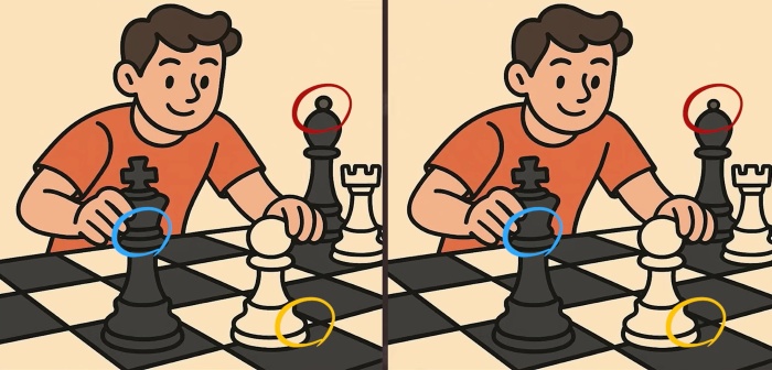 Έχετε την οξυδέρκεια του Magnus Carlsen; Τότε σίγουρα θα μπορέσετε να εντοπίσετε τις 3 διαφορές στο σημερινό τεστ παρατηρητικότητας