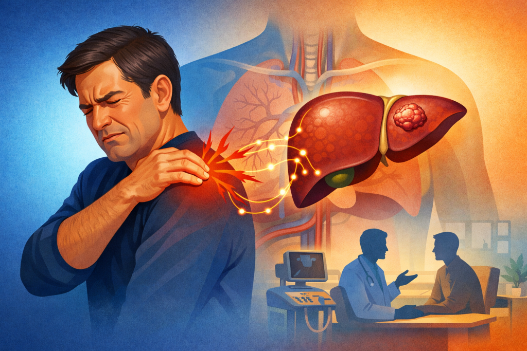 Πότε ο πόνος στον δεξιό ώμο μπορεί να είναι σημάδι καρκίνου του ήπατος