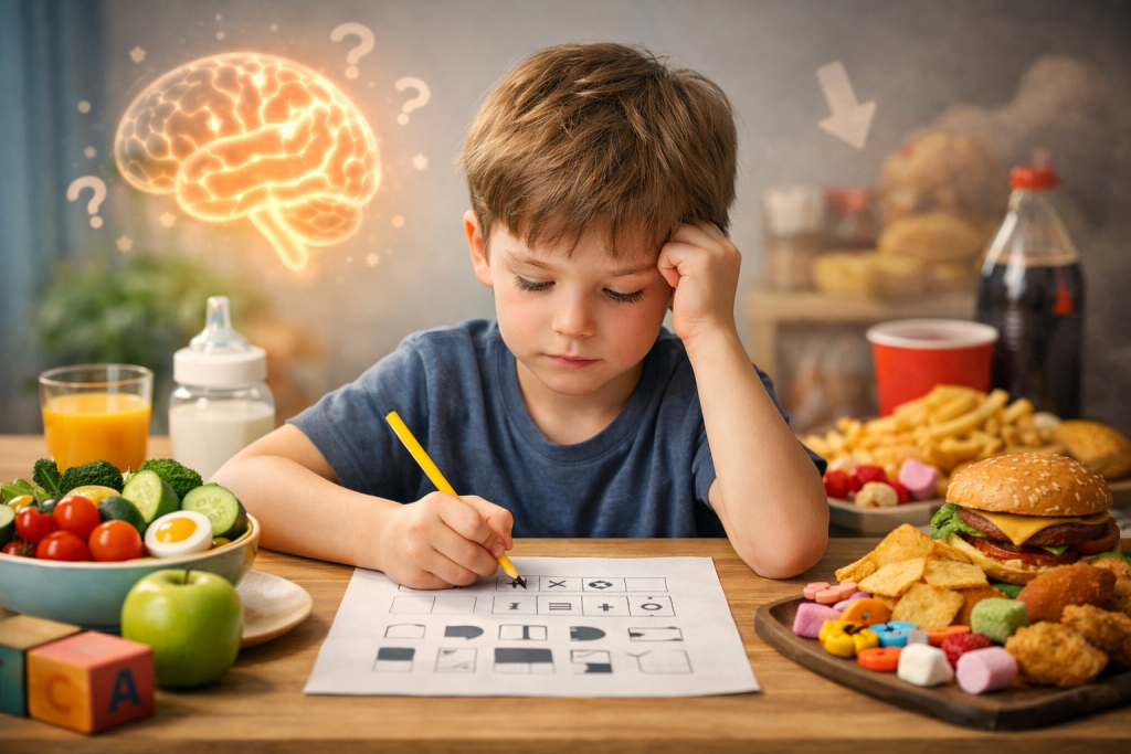 Έρευνα αποκαλύπτει ποια τρόφιμα μειώνουν το IQ των παιδιών – Πώς επηρεάζεται η ευφυΐα τους από τη διατροφή