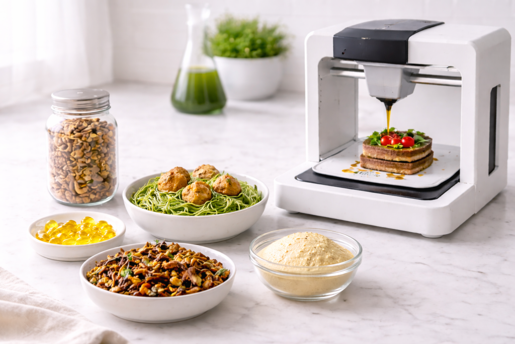 Έντομα, 3D γεύματα, πρωτεΐνη από αέρα και άλλα 12 τρόφιμα που θα τρώμε στο κοντινό μέλλον