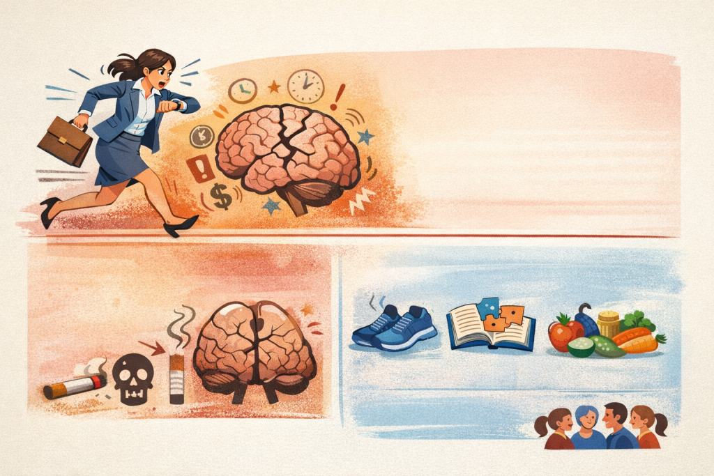 Βιάζεστε συνέχεια; Μπορεί να αυξήσει τον κίνδυνο για άνοια όσο και το κάπνισμα