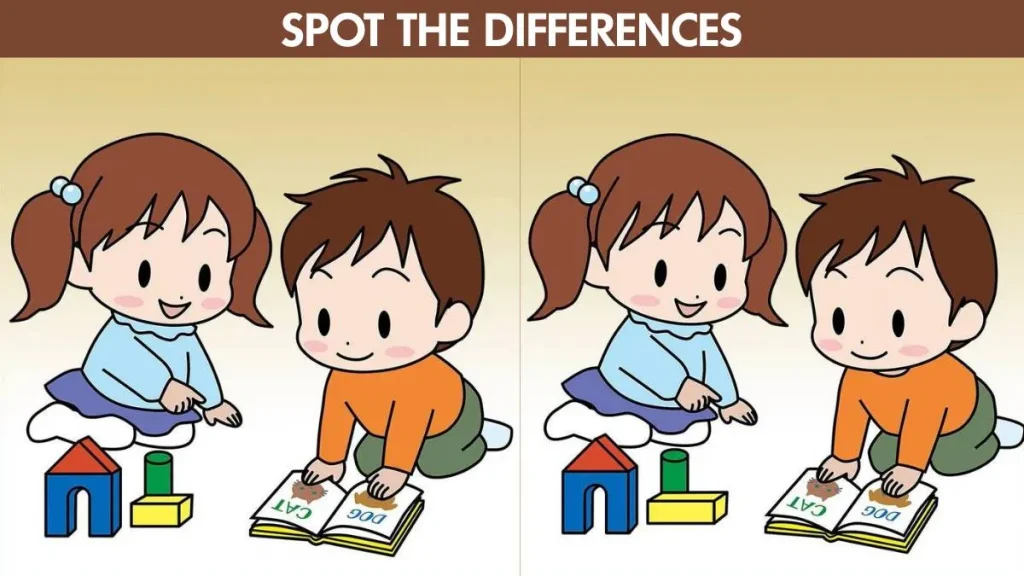 Βρείτε τις 3 διαφορές στη φωτογραφία με τα παιδάκια που παίζουν και λύστε το τεστ παρατηρητικότητας