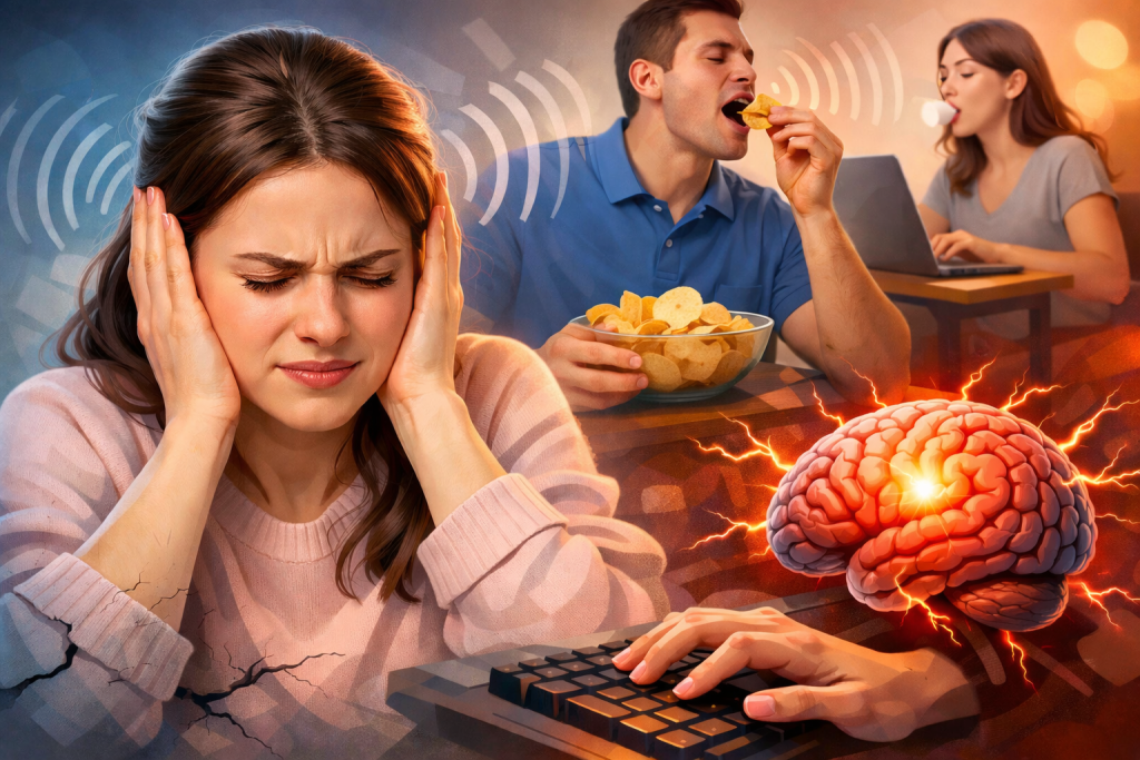 Σας ενοχλεί ο ήχος όταν κάποιος τρώει ή μασάει τσίχλα; Πότε η μισοφωνία αυξάνει τον κίνδυνο για ψυχική νόσο κατά 65%