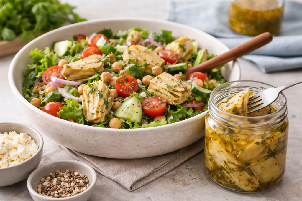 Το μυστικό υλικό που απογειώνει τη γεύση ακόμη και στην πιο βαρετή σαλάτα