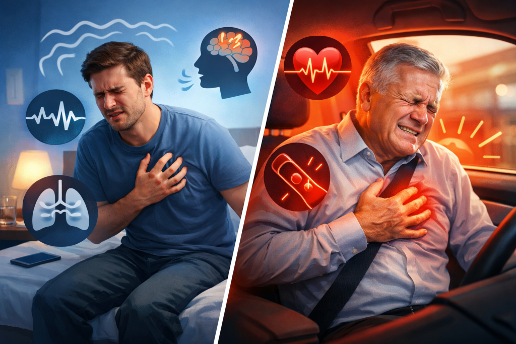 Κρίση πανικού ή καρδιακό επεισόδιο; Ποια τα συμπτώματα – Πώς να καταλάβετε τη διαφορά