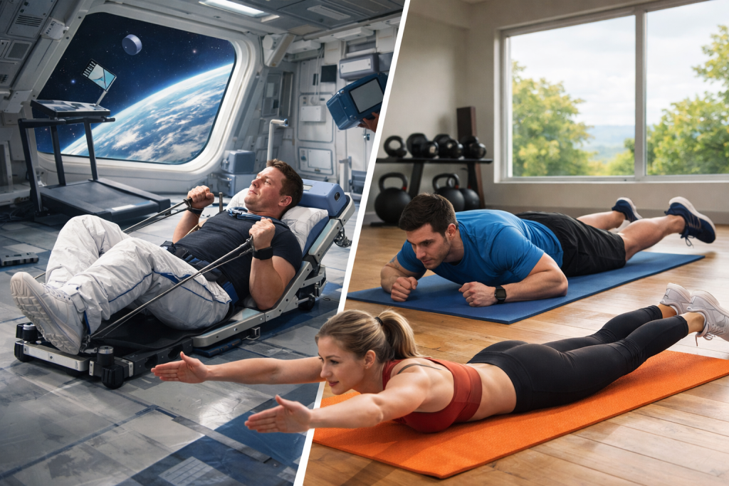 Πόνος στη μέση; Ασκηθείτε όπως οι αστροναύτες – Τι λέει νέα μελέτη για ενδυνάμωση και μακροζωία