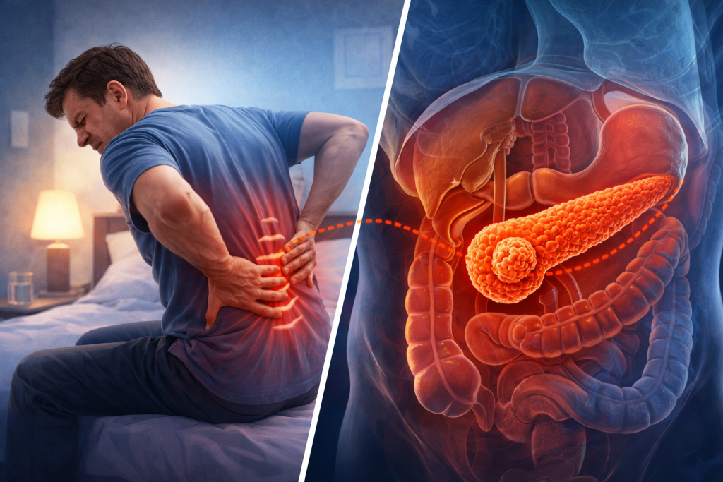 Πόνος στην πλάτη: Δεν είναι πάντα πιάσιμο – Πότε μπορεί να σχετίζεται με καρκίνο του παγκρέατος