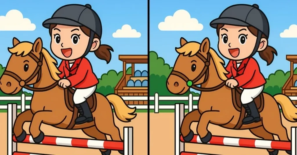 Μία posh κοπέλα κάνει ιππασία αλλά υπάρχουν 3 διαφορές στη φωτό – Μπορείτε να τις εντοπίσετε μέσα σε 47″ και να λύσετε το τεστ παρατηρητικότητας;