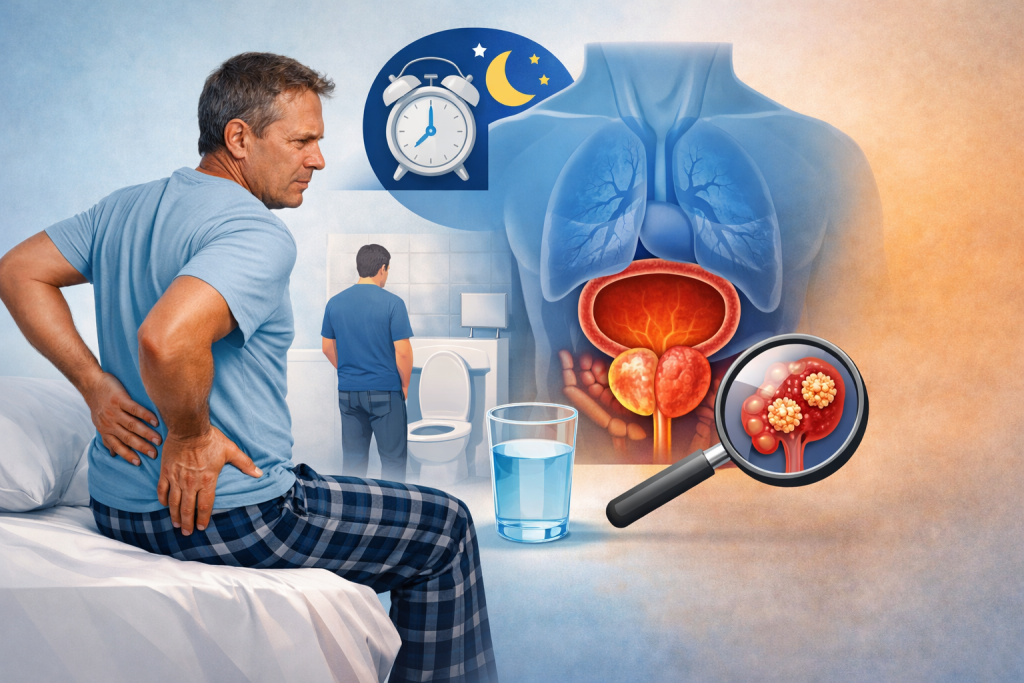 Καρκίνος του προστάτη: Πόνος στη μέση, συχνή ανάγκη για ούρηση και άλλα 6 σημάδια που δεν πρέπει να αγνοούν οι άνδρες 40+