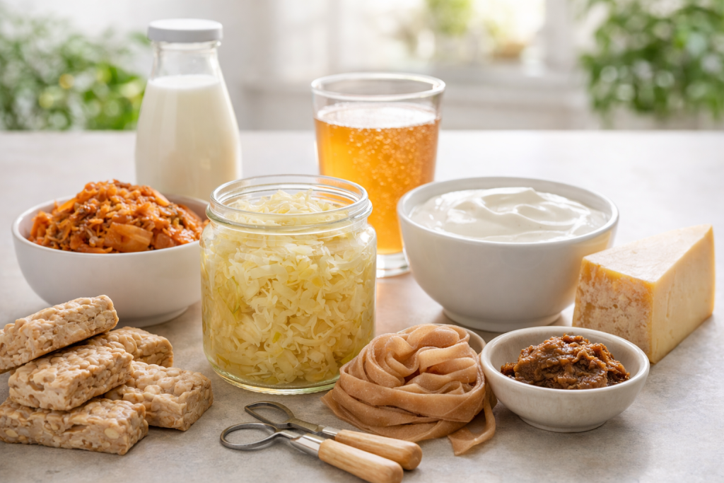 9 φυσικές τροφές με προβιοτικά που ενισχύουν το έντερο χωρίς συμπληρώματα