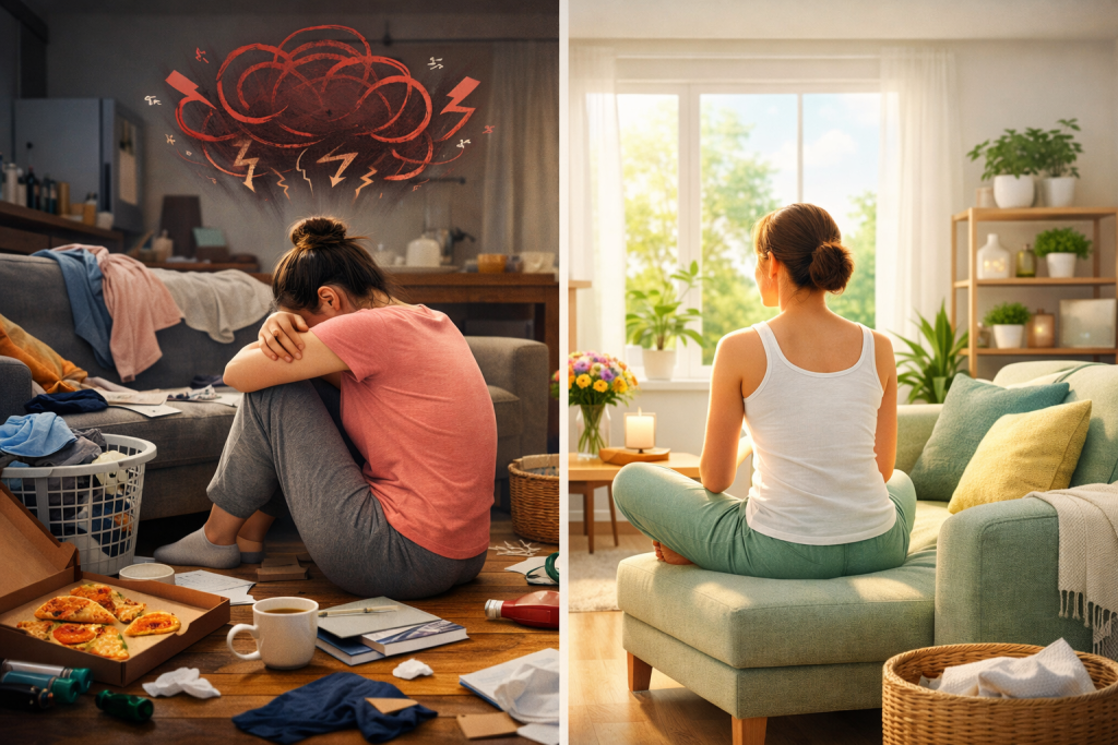 Τι συμβαίνει στο σώμα μιας γυναίκας όταν το σπίτι της είναι ακατάστατο – Ερευνητές αποκαλύπτουν τη σοκαριστική σχέση