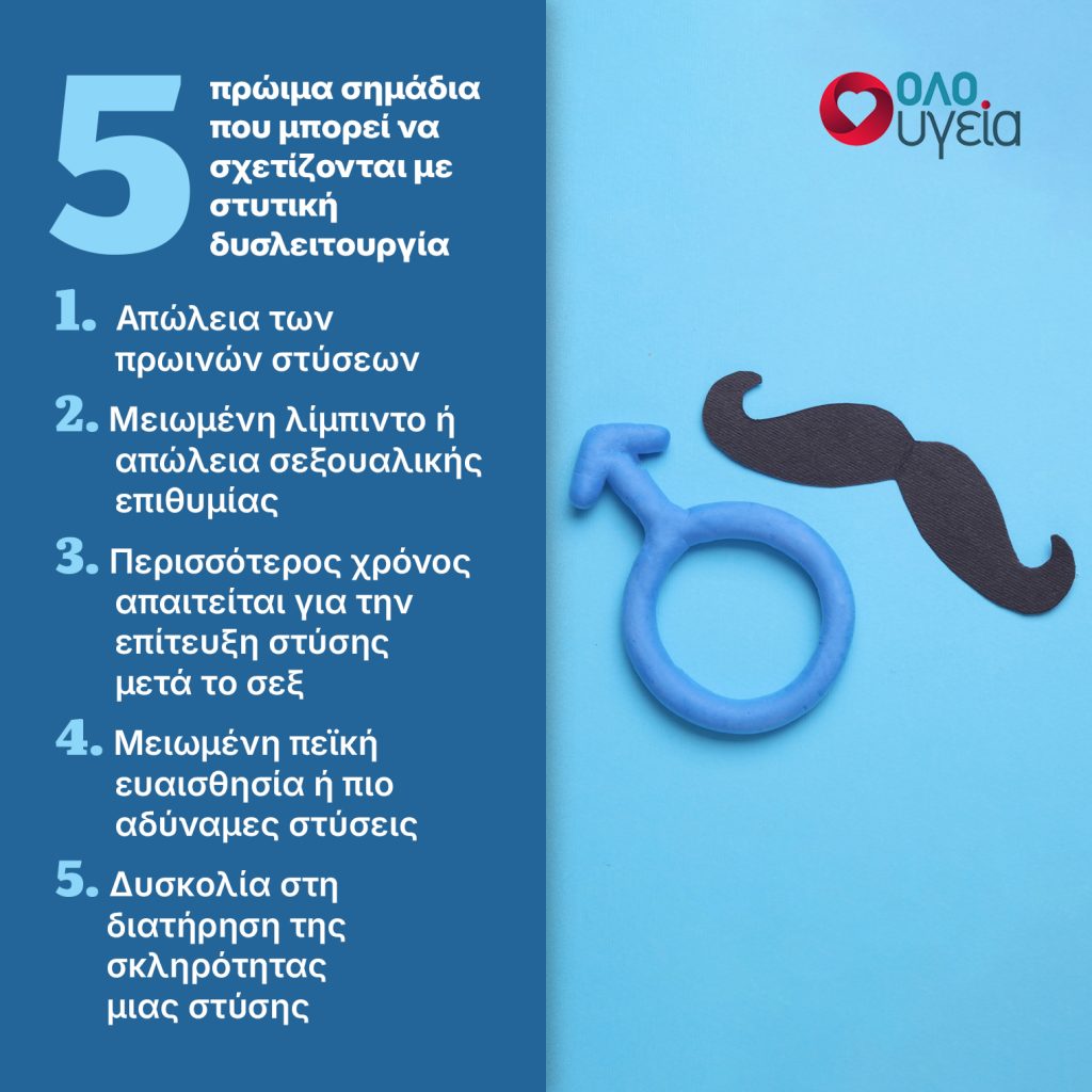 Στυτική δυσλειτουργία: 5 πρώιμα σημάδια που πρέπει να γνωρίζουν οι άνδρες – Πότε σχετίζονται με καρδιοπάθεια