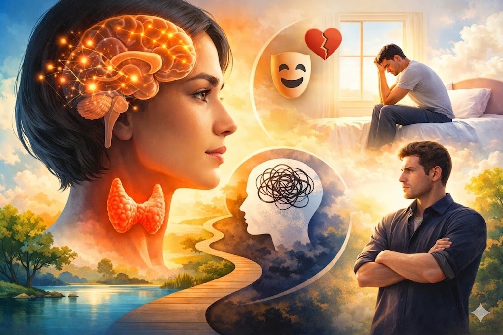 Ποια πάθηση στον θυρεοειδή αυξάνει 10 φορές τον κίνδυνο για ψυχοπάθεια – Νέα μελέτη