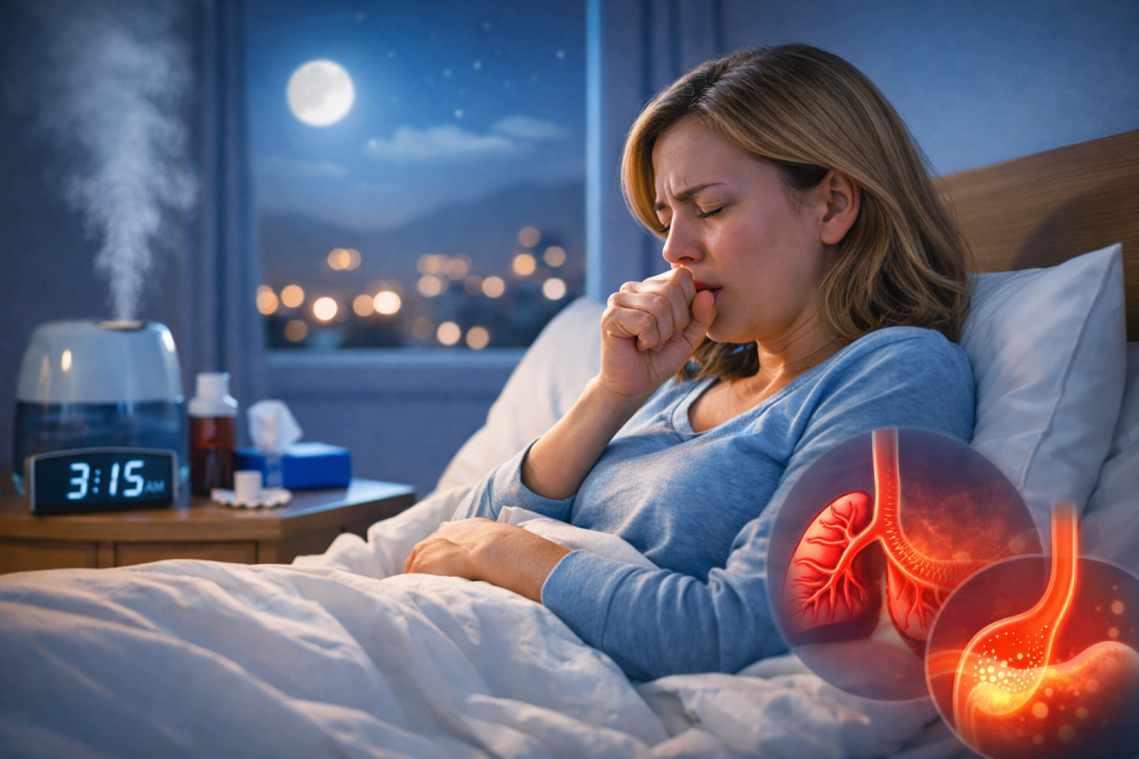 Βήχας τη νύχτα: Τι μπορεί να τον προκαλεί – Με ποιες παθήσεις συνδέεται