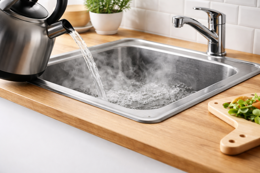 Γιατί δεν πρέπει ποτέ να ρίχνετε βραστό νερό στον νεροχύτη