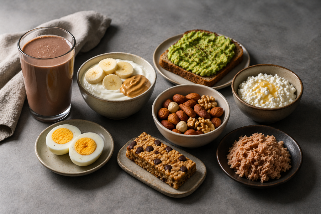 8 σνακ που μπορείτε να φάτε μετά τη γυμναστική για αύξηση μυϊκής μάζας