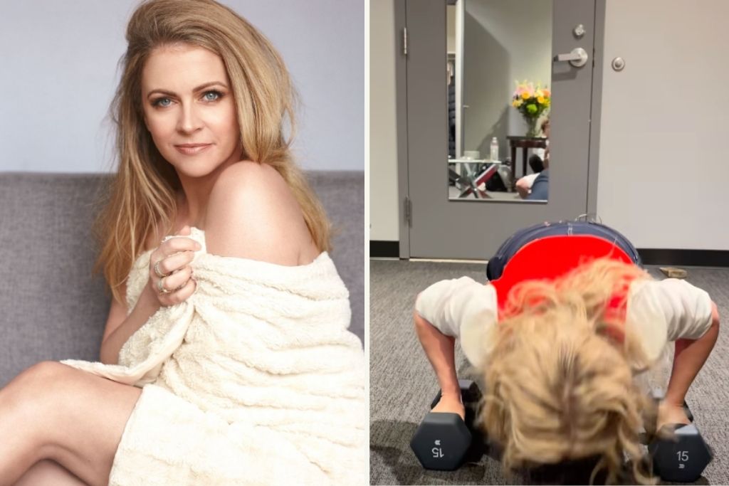 Melissa Joan Hart: Εντυπωσιάζει κάνοντας push-ups με τακούνια και βαράκια στο καμαρίνι της: «Νιώθω πιο δυνατή από ποτέ»