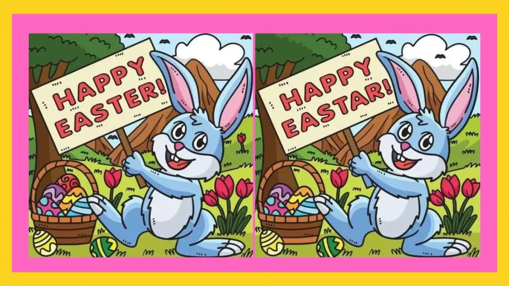 Κάτι πάει λάθος με το πασχαλινό κουνελάκι – Μπορείτε να βρείτε τις 8 διαφορές στις εικόνες πριν τελειώσει ο χρόνος;