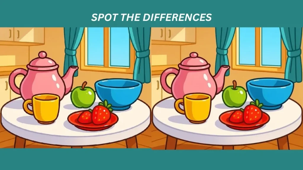 Πρόκληση 35 δευτερολέπτων: Είστε τόσο γρήγοροι ώστε να βρείτε τις 3 διαφορές στη φωτογραφία με τα φρούτα στο τραπέζι;