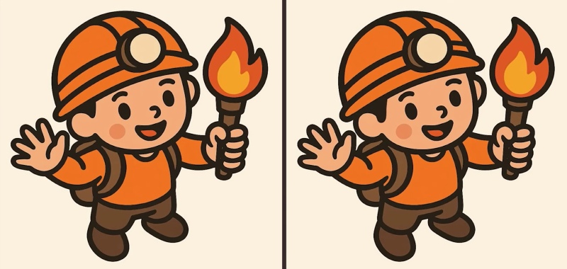 Βρείτε τις διαφορές στη φωτό με το αγόρι με τη δάδα – Μπορείτε να λύσετε το τεστ παρατηρητικότητας μέσα σε 31";