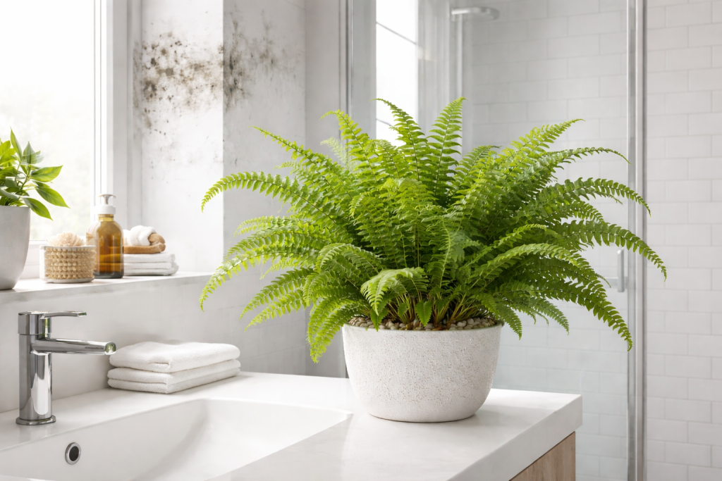 Το φυτό στο μπάνιο που «ρουφάει» τη μούχλα και την υγρασία