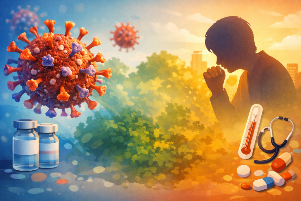 Νέα παραλλαγή COVID «τζιτζίκι»: Ποια συμπτώματα προκαλεί και τι πρέπει να προσέξετε