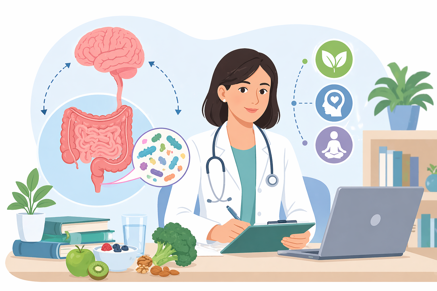 Μικροβίωμα του εντέρου: Πώς συνδέεται με τον εγκέφαλο και επηρεάζει τη ψυχική μας υγεία