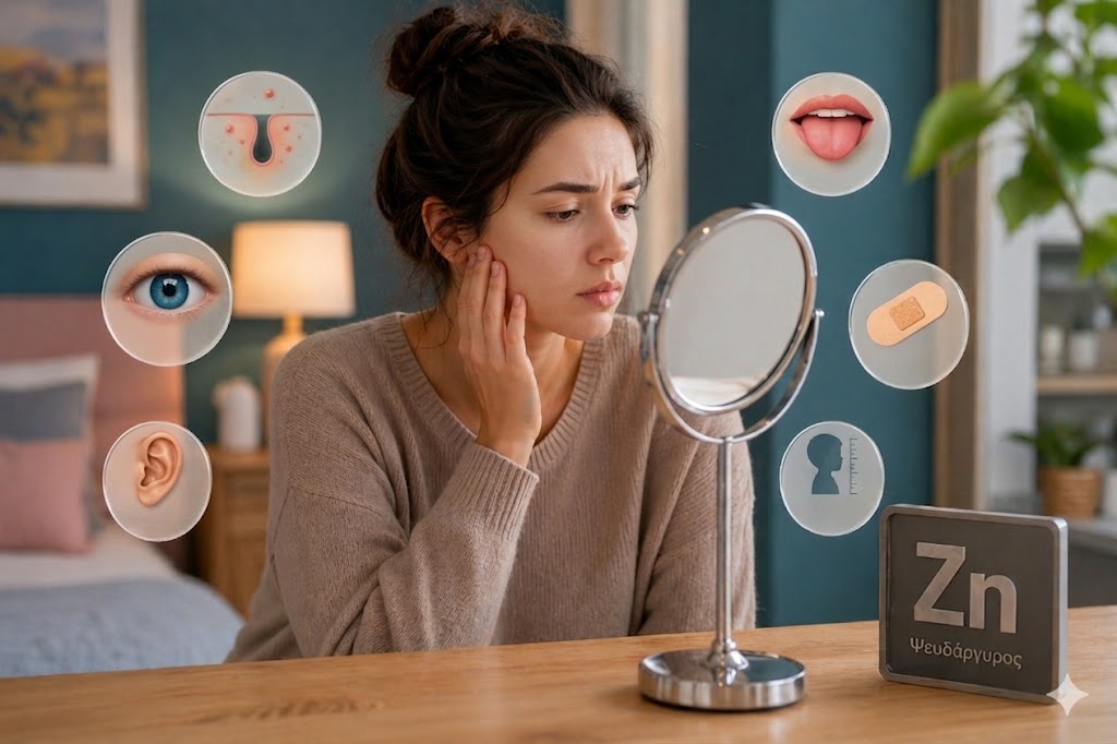 Ψευδάργυρος: 8 συμπτώματα που μπορεί να δείχνουν ότι έχετε έλλειψη