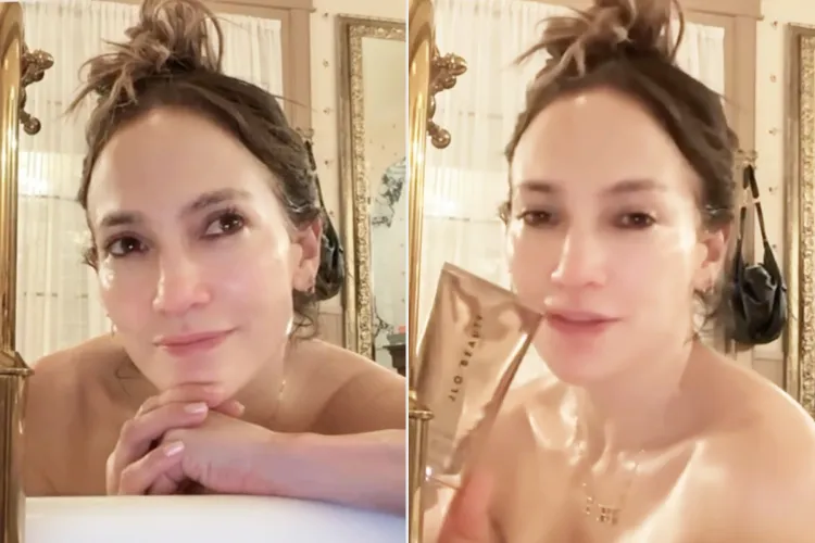 Η Jennifer Lopez αποκαλύπτει τα μυστικά της ομορφιάς της γυμνή στο μπάνιο: «Η υπέροχη επιδερμίδα είναι κάτι που εσείς δημιουργείτε»