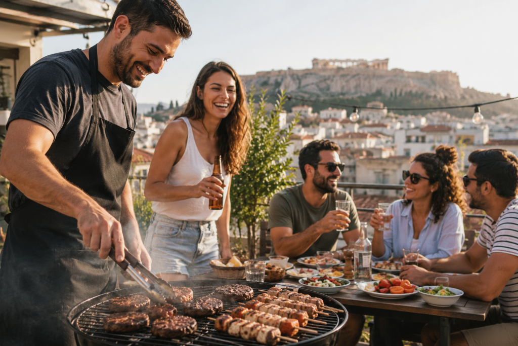 Σας αρέσει να κάνετε BBQ; Νέα έρευνα δείχνει ότι όσοι ψήνουν τακτικά είναι πιο ευτυχισμένοι