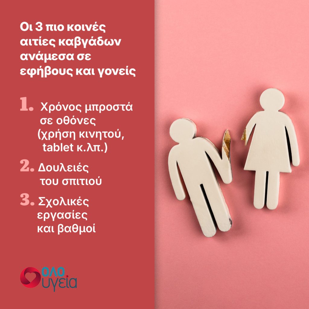 Οι 3 πιο κοινοί λόγοι που τσακώνονται οι έφηβοι με τους γονείς τους – Τι προτείνουν ειδικοί για να μπει τέλος στους καβγάδες