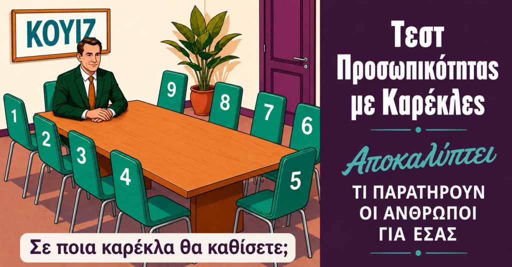 Τεστ προσωπικότητας: H καρέκλα που θα επιλέξετε δείχνει τι πιστεύουν οι άλλοι για εσάς – Είστε τόσο τολμηροί για να το ανακαλύψετε;