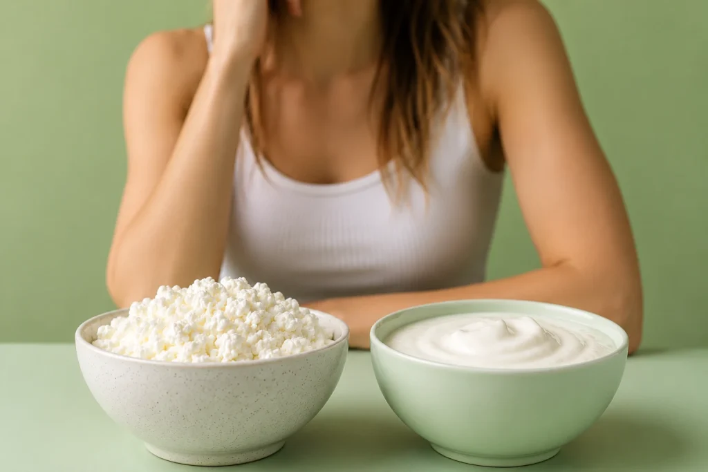 Cottage cheese ή γιαούρτι; Ποιο έχει περισσότερη πρωτεΐνη και βοηθά καλύτερα στην απώλεια βάρους