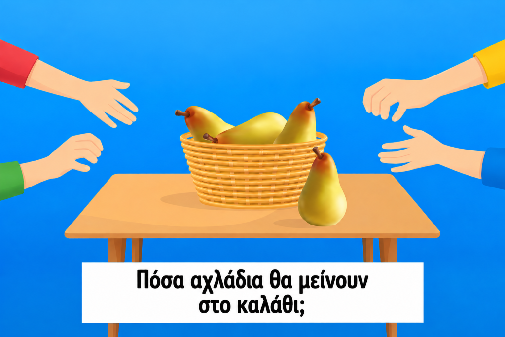 Μόνο οι πιο έξυπνοι λύνουν αυτό το τεστ IQ με τα 4 αχλάδια – Εσείς μπορείτε να βρείτε την απάντηση;