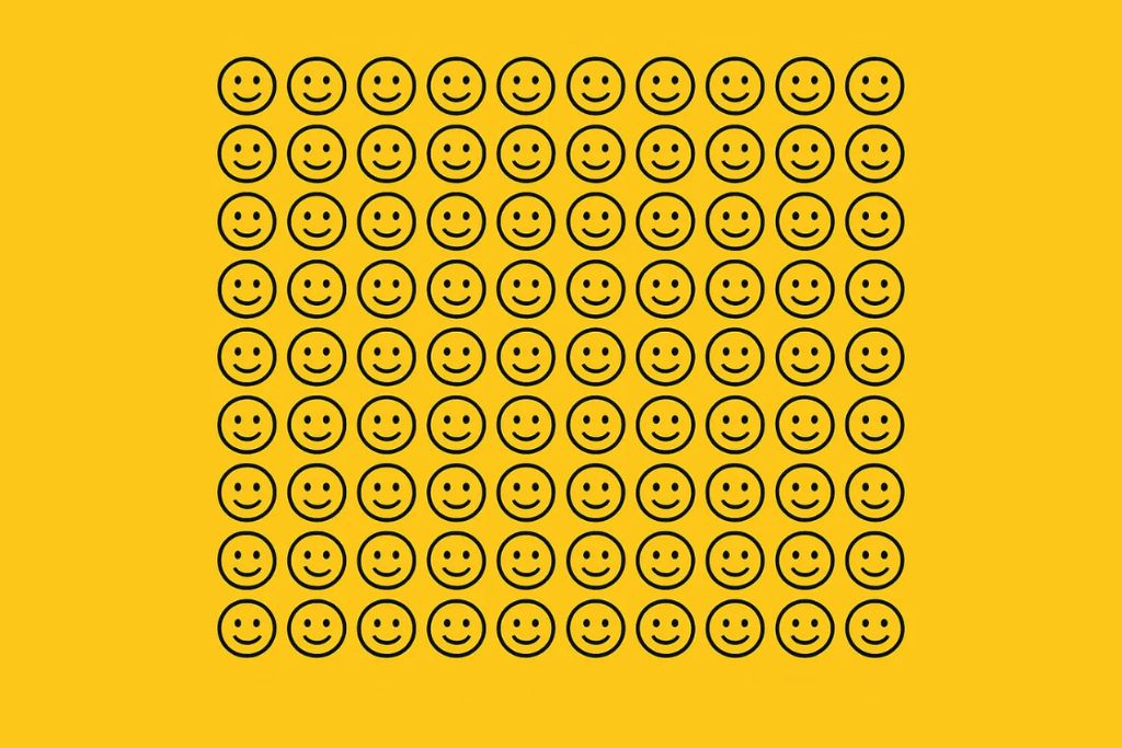 Μπορείτε να εντοπίσετε σε 10 δευτερόλεπτα το emoji που χαμογελά στραβά σε αυτό το feelgood τεστ παρατηρητικότητας;